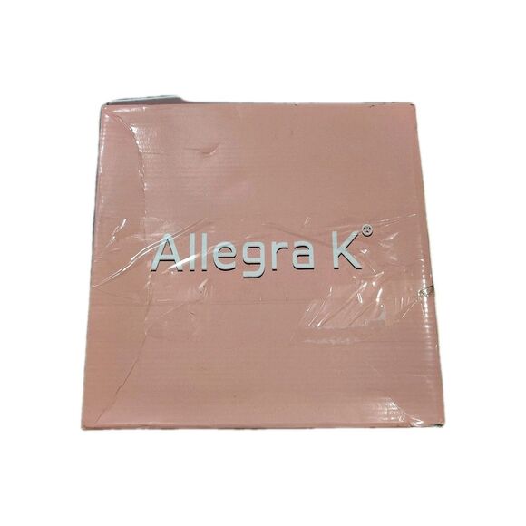 Allegra K Women's Pointed Toe Stiletto Heels Knee High Boots Nude Size 6.5 - Picture 7 of 7